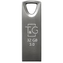 Флеш накопитель USB 32Gb T&G Metal TG117 Grey USB 3.0 (TG117BK-32G3)