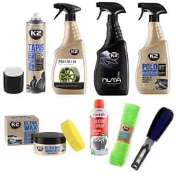 Набір автохімії K2 по догляду за авто (8 од.)(na_175)