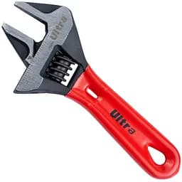 Ключ розвідний Ultra з тонкими губками укорочений 120 мм 0-24 мм CrV (4100212)