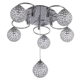 Люстра Brille потолочная молекула E14 40W CH (BR-01 379S/6)