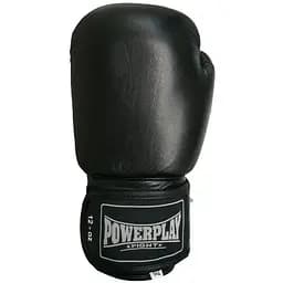 Рукавиці боксерські Power Play PP 3088, Black - 14 унцій - мініатюра 4