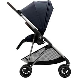 Коляска Cybex Melio Ocean Blue з бампером темно-синя (522002651) - мініатюра 3
