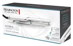 Випрямляч Remington Hydraluxe Pro, 56 Вт, температурних режимів 5, 150-230С, дисплей, кераміка, білий - мініатюра 4