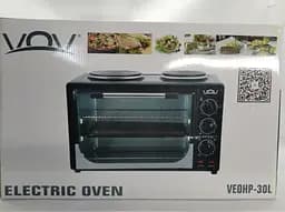 Електродуховка VOV Veohp 30L 1700Вт з 2 конфорками + лоток для піци - мініатюра 3