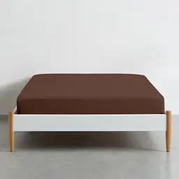 Простирадло на резинці Cosas в дитяче ліжечко COCOA BROWN 70х140х12 см (Ranfors82_CocoaBrown_70x140x12) - мініатюра 2