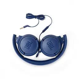 Навушники з мікрофоном JBL T500 Blue (JBLT500BLU) - мініатюра 4