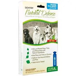 Sentry Natural Defense сентри натуральна захист краплі від бліх і кліщів для собак і цуценят усіх порід