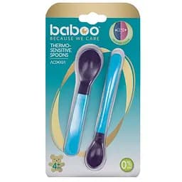 Набір термочутливих ложок Baboo, від 4 міс., 2 шт., синій (10-020)