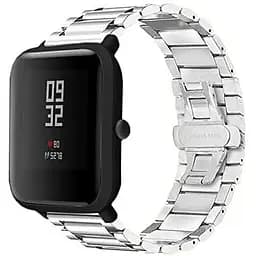 Сталевий ремінець BeWatch для Xiaomi Amazfit Bip Сріблястий (1110405)