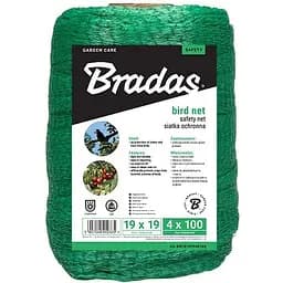 Сетка для защиты от птиц Bradas BIRD NET 10 г/м² 4x100 м AS-BN10191940100 