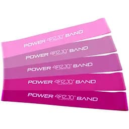 Гумка для фітнесу та спорту 4Fizjo Mini Power Band (стрічка-еспандер) 1-20 кг 5 шт. 4FJ0186 (P-5907739311443)
