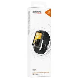 Фітнес-трекер Borofone BD16 Smart bracelet Black - мініатюра 5