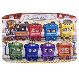 Деревянный детский сортер "Поезд большой" Ubumblebees (ПСД296) PSD296