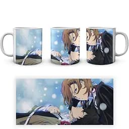 Кухоль GeekLand Bungou Stray Dogs Проза Бродячих Псів Чуя Дазай BSD 01 330 мл білий - мініатюра 4
