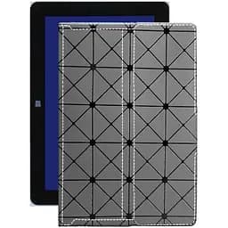 Чохол StatusCASE з екошкіри для планшету Insignia Flex 10.1 NS-P10W8100 Сірий ромб