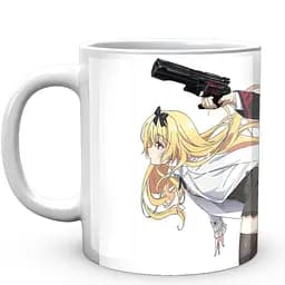 Кружка GeekLand Арифурета Arifureta Юэ в полете и Хадзиме с двумя пистолетами ARF 02.004 330 мл белая