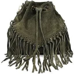 Женская замшевая сумка на плечо Firenze 25х26х13 см sum0028554