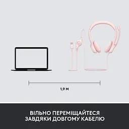 Комп'ютерна гарнітура Logitech H390 Rose (981-001281) [113834] - мініатюра 6