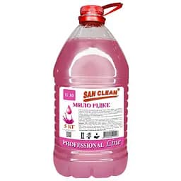 Рідке мило San Clean Professional Line Рожеве 5 кг