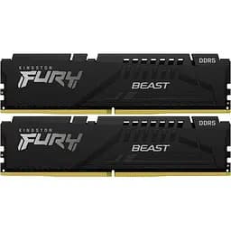 Модуль пам'яті DDR5 2x32GB/6000 Kingston Fury Beast Black (KF560C36BBEK2-64)