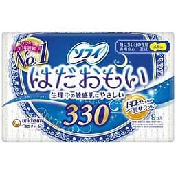 Гигиенические прокладки Sofy Hadaomoi Super Plus 33 см 9 шт.