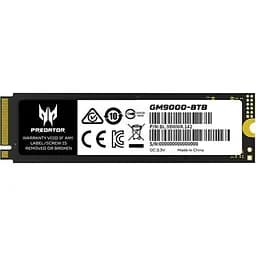 Накопичувач SSD M.2 2280 8TB GM9000 Acer Predator (BL.9BWWR.142) - мініатюра 4