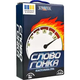 Настільна гра Strateg Словогонка українською мовою (30824)