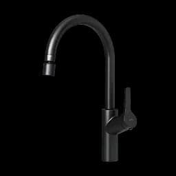 Смеситель для кухни Damixa Eclipse с двухрежимным аэратором black DX310722300 Черный матовый