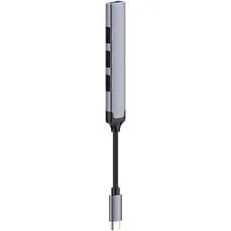Концентратор ColorWay USB-C 4-в-1 USB2.0х3/USB3.0 (CW-HUB04) - мініатюра 8