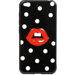 Чохол-накладка Toto Cartoon Print Glass Case Xiaomi Redmi Go Red Lips
