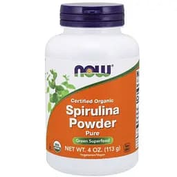 Органічна спіруліна Now Foods Organic Spirulina 113 г