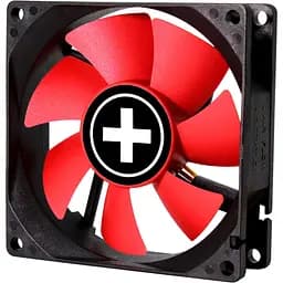 Вентилятор для корпуса 80mm Xilence Performance C XPF80.R.PWM Red/Black, Retail Box - мініатюра 4