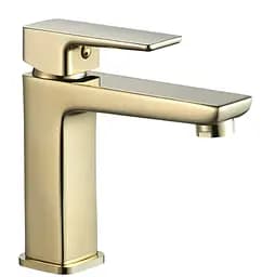 Смеситель для умывальника Rea Orix низкий gold REA-B6163 Золотой