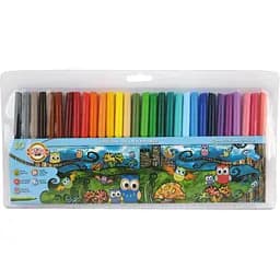 Фломастери Koh-i-Noor Совенята 30 кольорів (1012ЕТ/30)