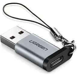 Перехідник USB 3.0 AM to USB-C F gray Ugreen (50533)