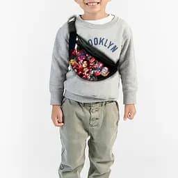 Сумка-бананка детская Клинок,рассекающий демонов ,Аниме 32х15см,через плечо для мальчика (00297)