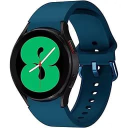 Ремінець силіконовий BeWatch Samsung Galaxy Watch 4/5/Pro SoftTouch Синій (0139305)