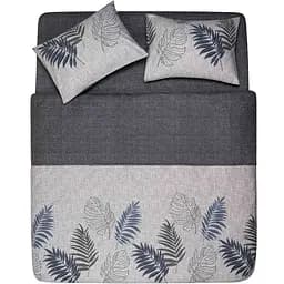 Комплект постельного белья Ardesto Gloria сатин полуторный серый (ART1622LR)