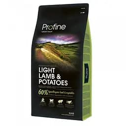 Сухий корм Profine Light Lamb 15 кг з ягням та картоплею для собак з надмірною вагою