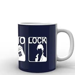 Кухоль GeekLand Шерлок Холмс Sherlock Super WhoLock SH.002.27 330 мл білий