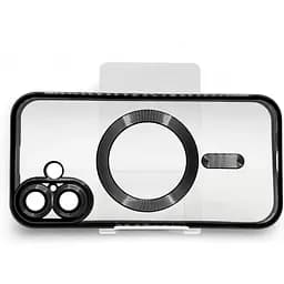 Чохол-накладка BeCover TPU Chrome Case (MagSafe) для Apple iPhone 16 Plus Black (712075) - мініатюра 3