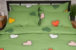 Набор наволочек Moon&Star Бязь Gold Люкс Rainbow Hearts 70х70 см 2 шт MS840000671