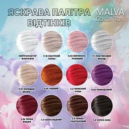 Тонуючий бальзам для волосся Acme Color Malva Color Ton 9.1 платиновий блонд 180 мл - мініатюра 3