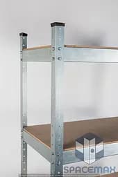 Стелаж металевий 210×80×30 оцинкований самозбірний SPACEMAX - мініатюра 3