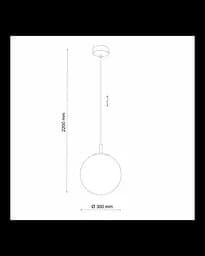 Підвісний світильник TK Lighting 4610 Cadix G9 1x6W IP20 - мініатюра 3