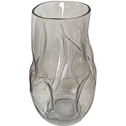 Ваза скляна Vittora Магічний Агат 27.5 см димчата VT-V-0006 (148156)