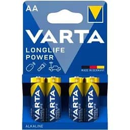 Батарейка Varta Longlife Power AA(R6) blister 4 (4/80/400) (АРТ8974)