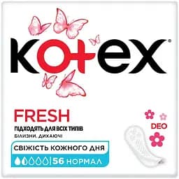 Ежедневные прокладки Kotex Normal Deo 56 шт. (5029053548234/5029053548098)
