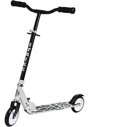 Самокат дитячий iTrike складаний 32х10.5х79-90 см Чорно-білий 000223052