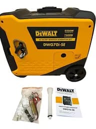 Інверторний бензиновий генератор-валіза з колесами DeWalt DWG70i-SE (7,0 -6.5 кВт) + електростартер